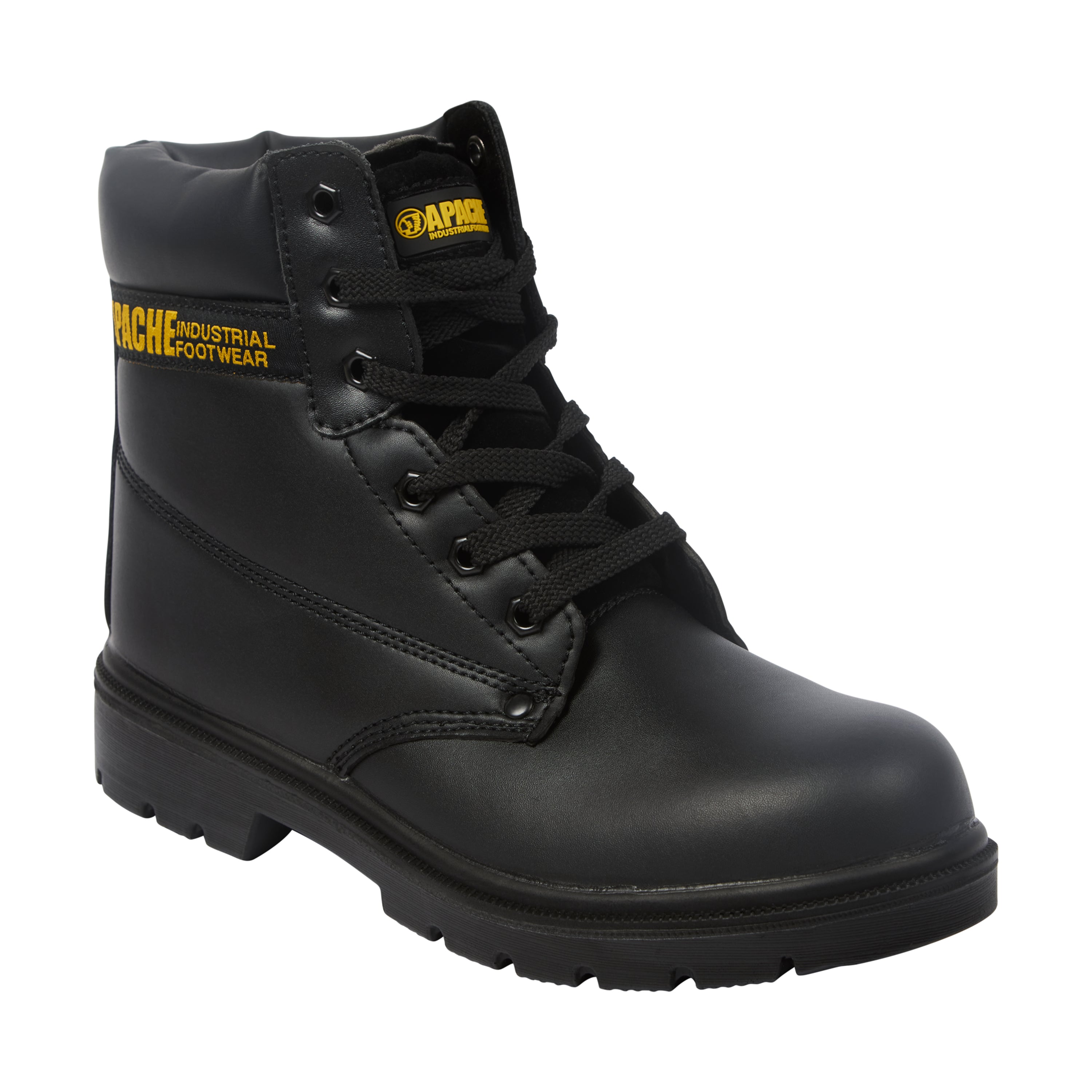 AP300 Black 6 Eye Safety Boot