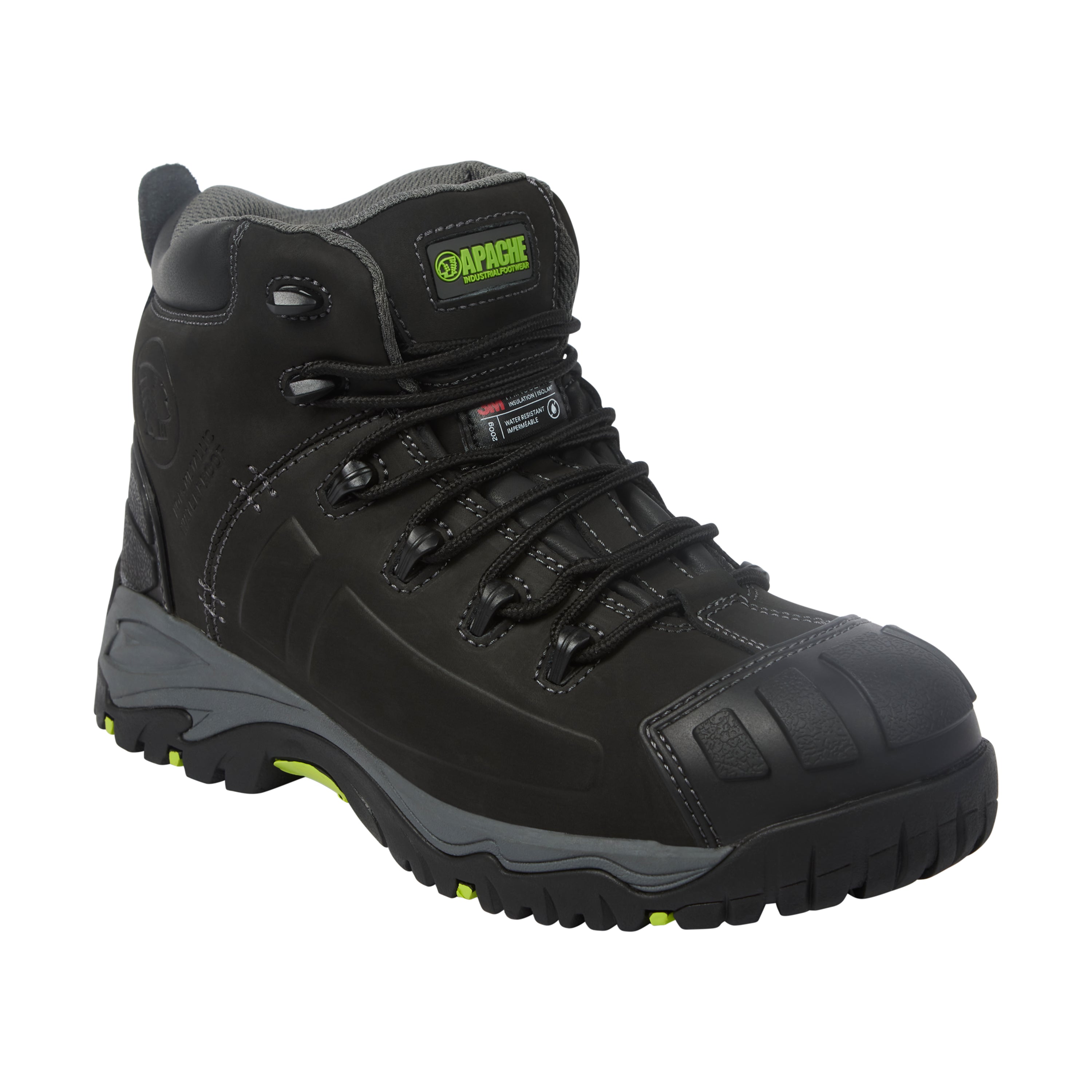 Mercury Black Non-Metallic Waterproof Safety Boot