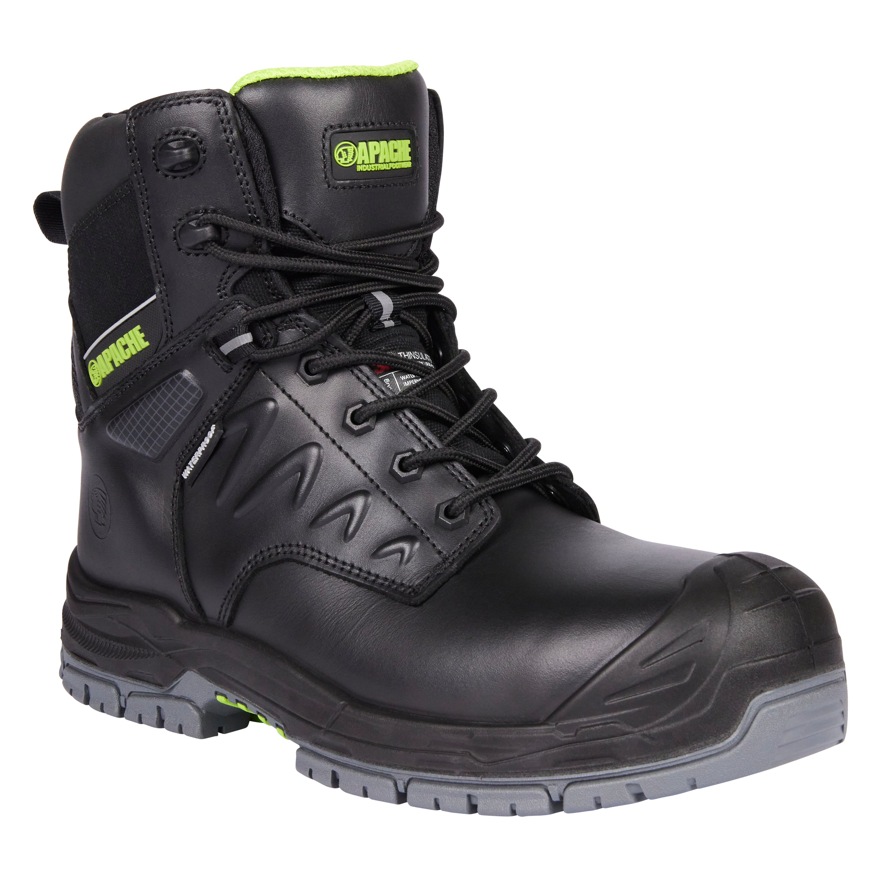 Chilliwack Side Zip Black Waterproof Boot - GTS Outsole