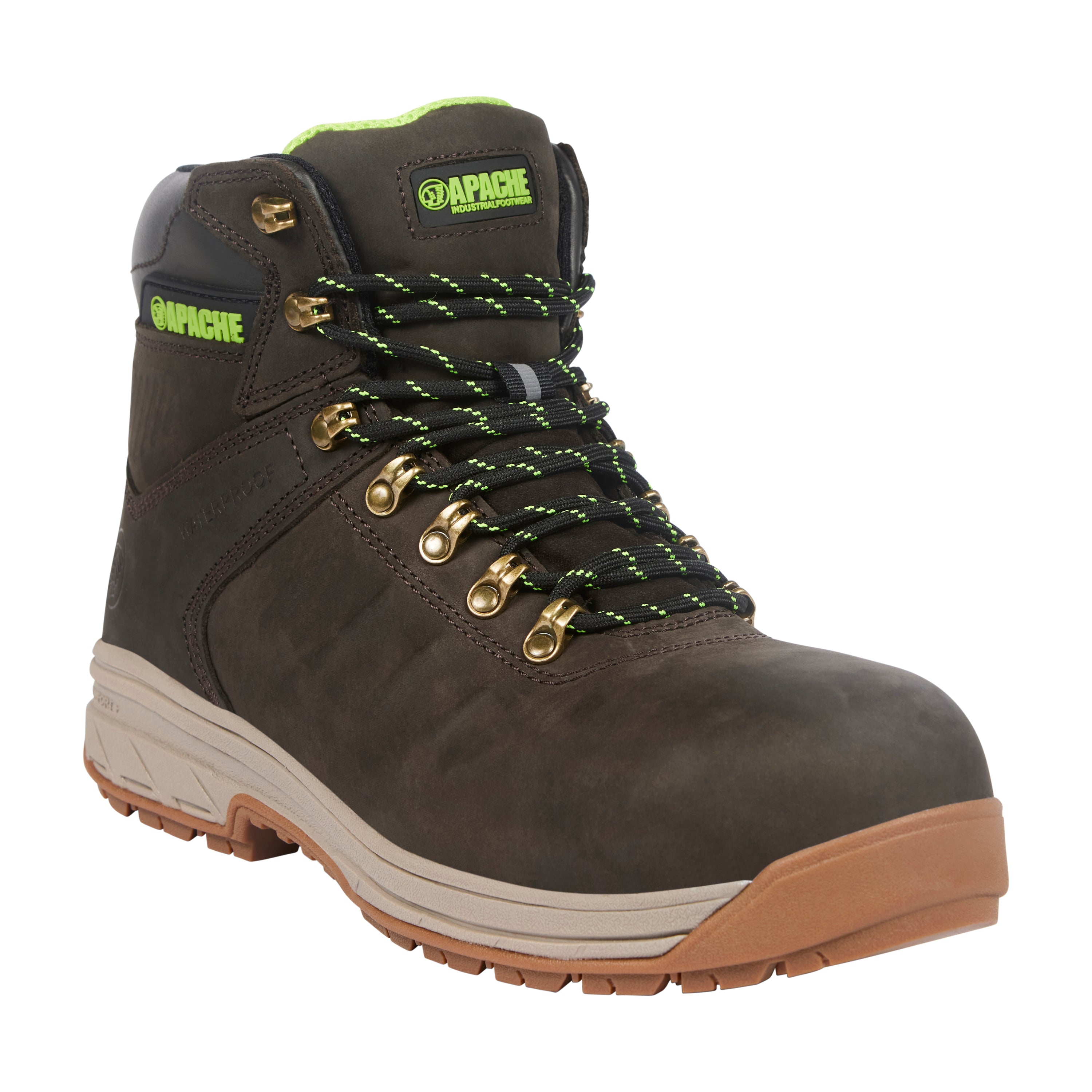 Moose Jaw Brown Brown Leather Waterproof Safety Boot - XTS Outsole