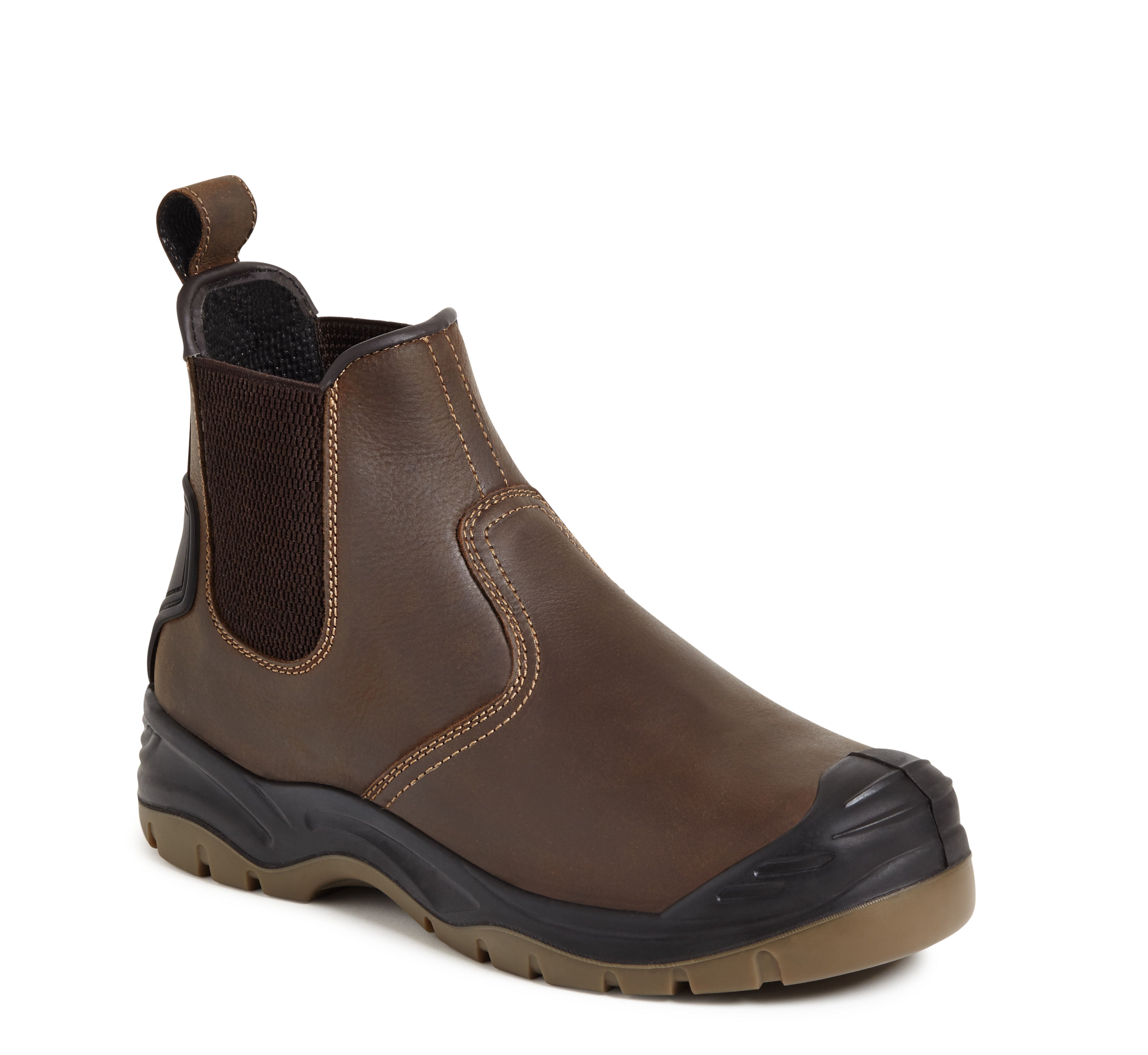 AP715SM Brown Safety Dealer Boot