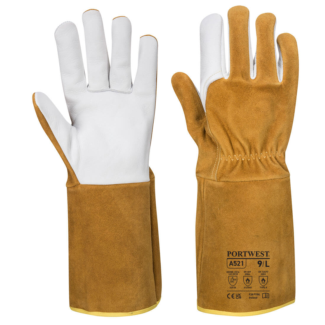 TIG Welders 220 Grain Leather Gauntlet