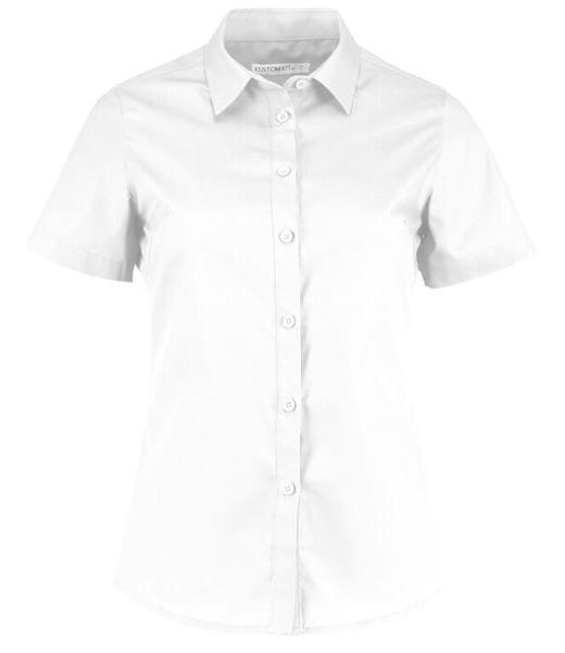 Tailored Fit Short Sleeve Poplin Shirt