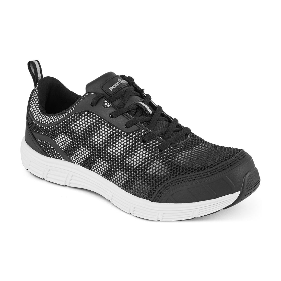 FT15 - Steel Textile Trainer S1P FO SR Black/White