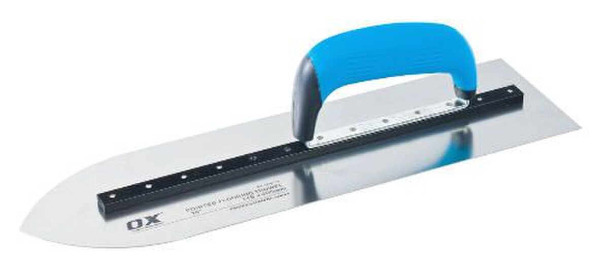 OX Pro Pointed Flooring Trowel - 115 x 400mm / 16in