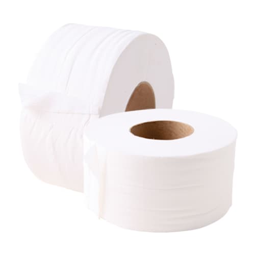 2.25" White Mini Jumbo Toilet Rolls (12)