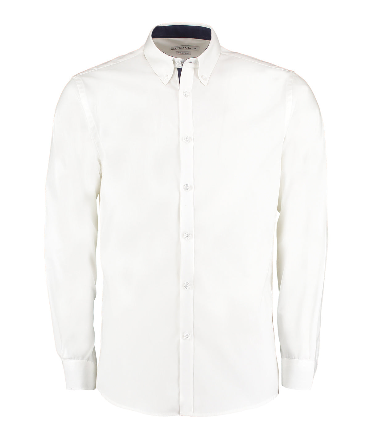 KK190 Contrast premium Oxford shirt (button-down collar) long-sleeved (tailored fit)