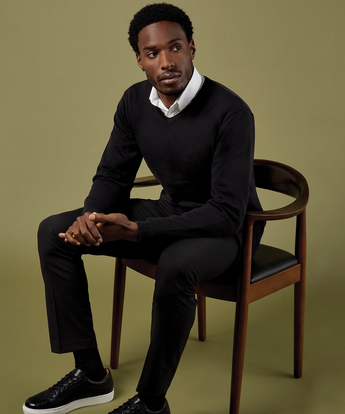 KK352 Arundel v-neck sweater long sleeve (classic fit)
