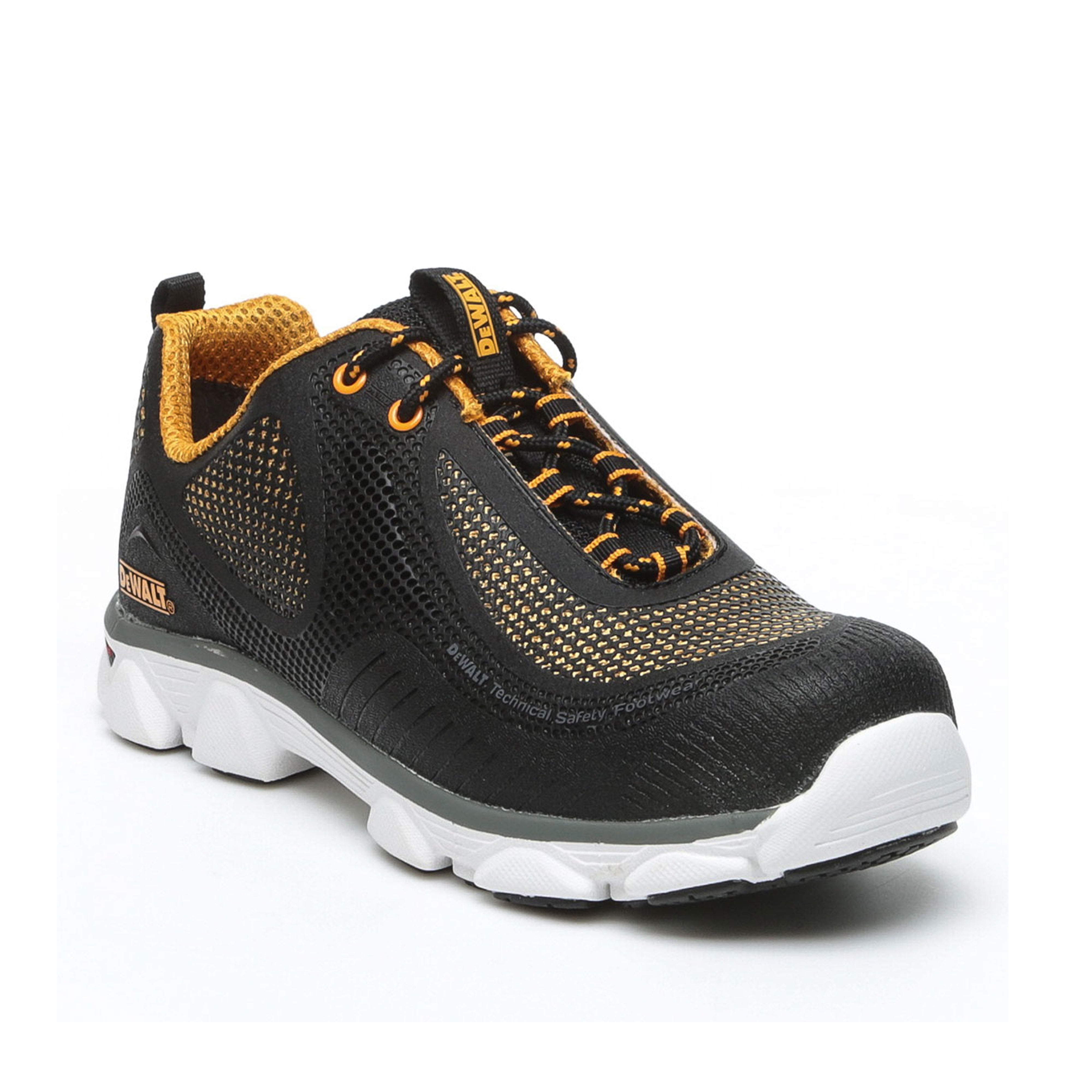 Krypton Black PU Sports Safety Trainer