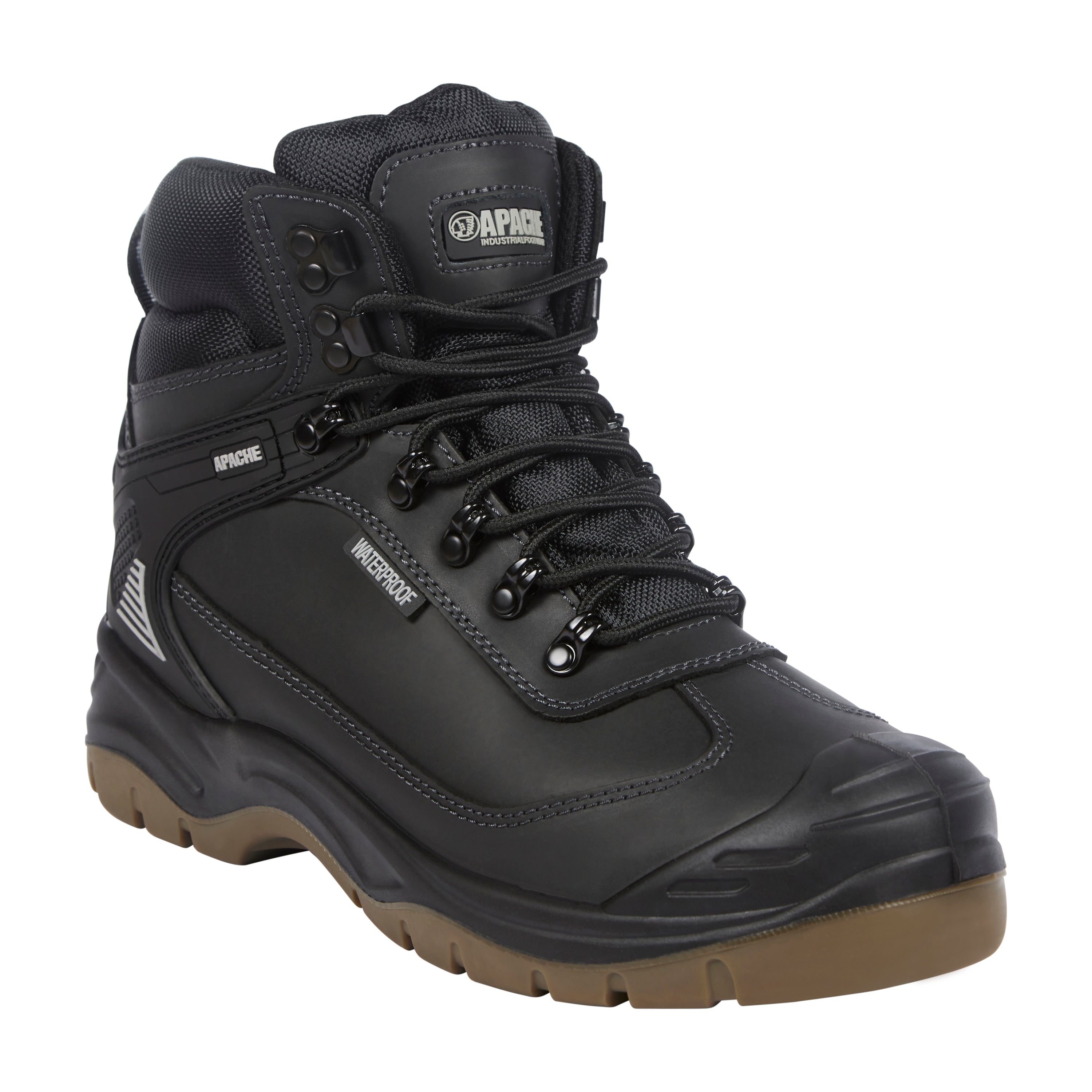 RANGER BLACK Black Waterproof Safety Hiker