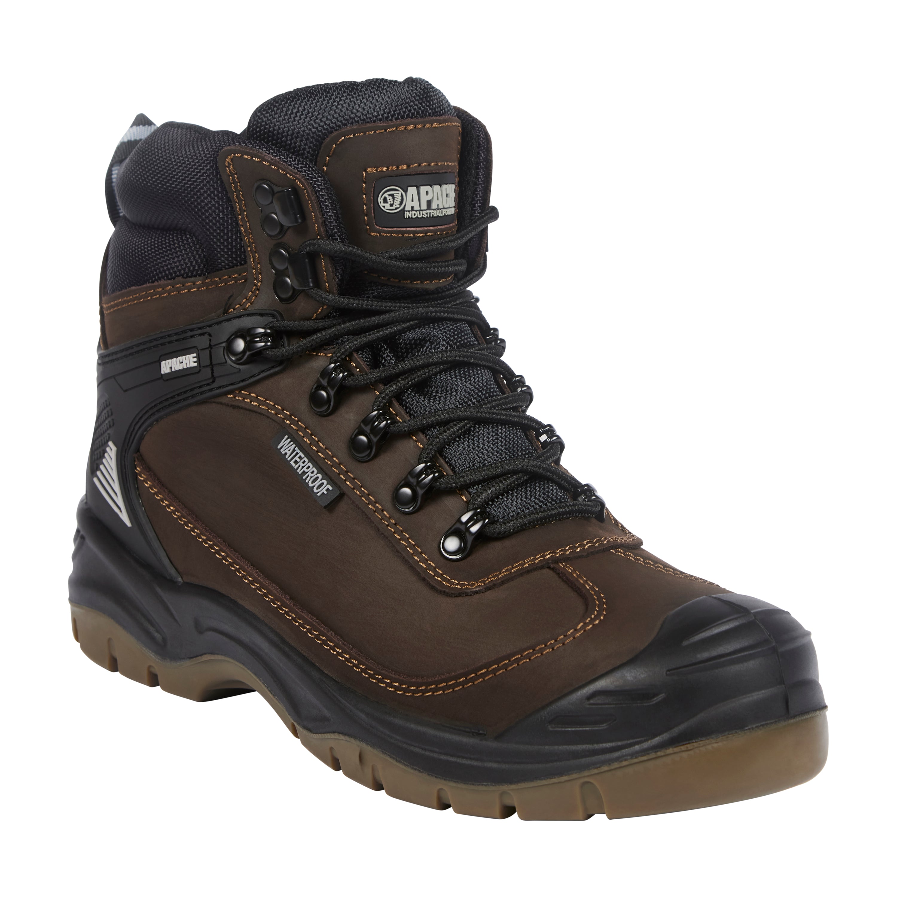RANGER BROWN Brown Waterproof Safety Hiker