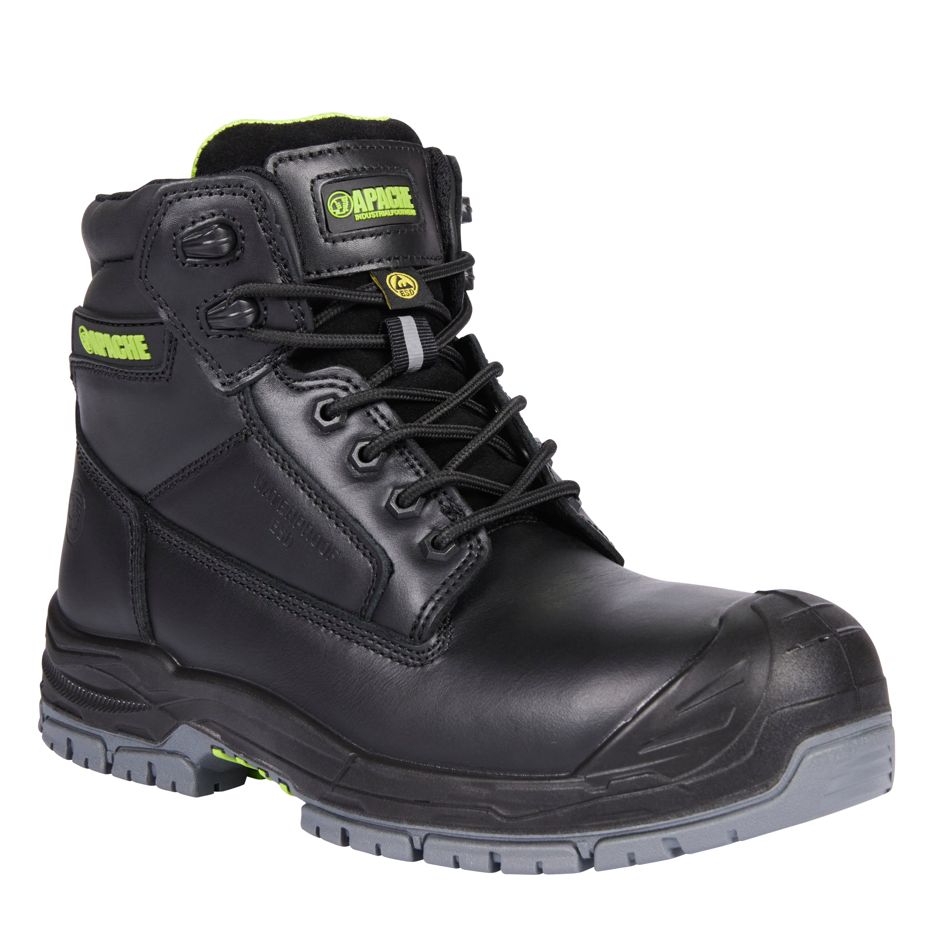 Cranbrook Black Waterproof ESD Safety Boot - GTS Outsole
