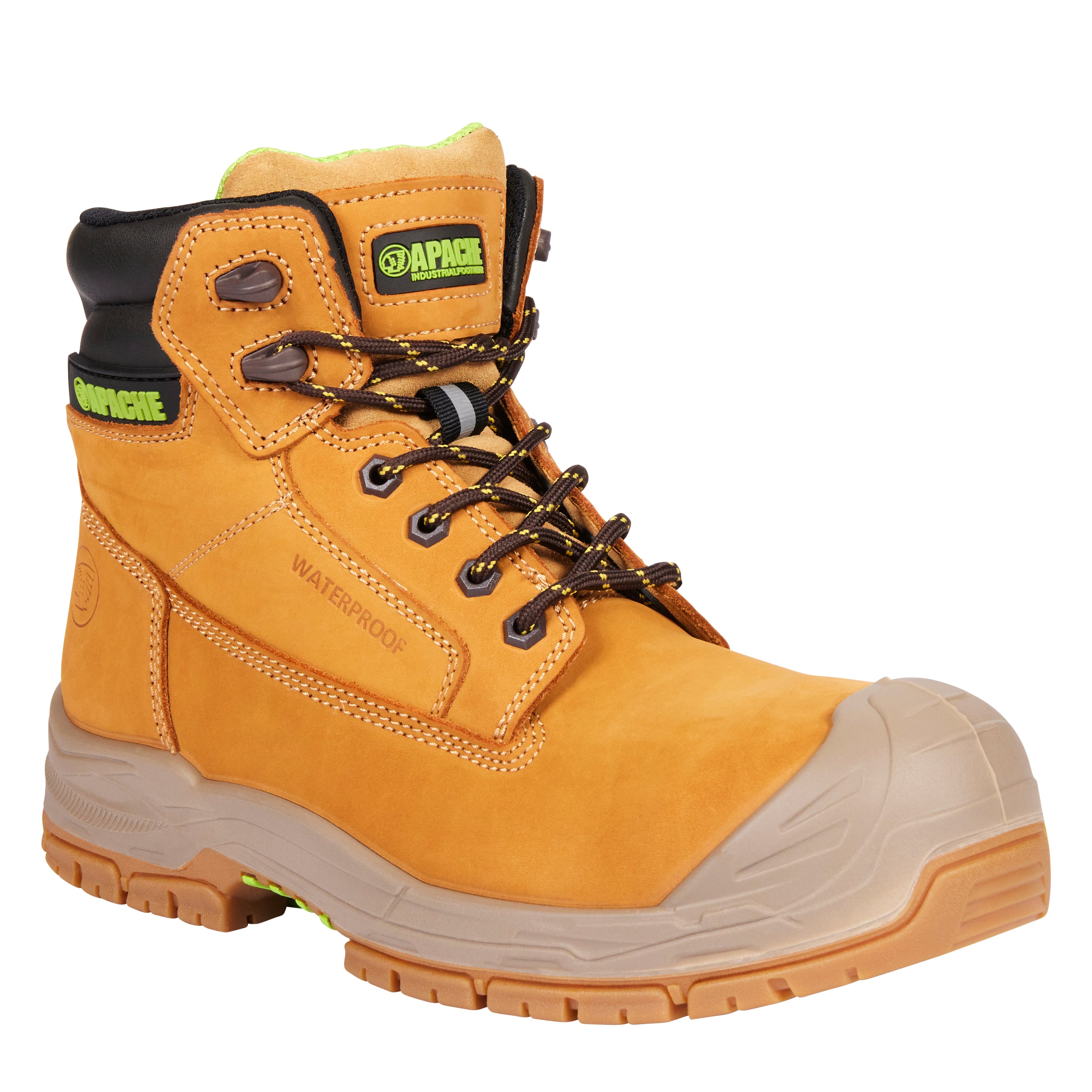 Thompson Wheat Waterproof Safety Boot - GTS Outsole