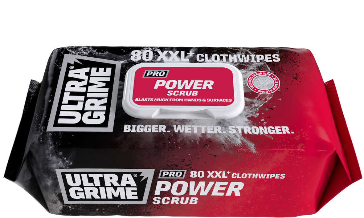 Ultra Grime Power Scrub wipes (80)