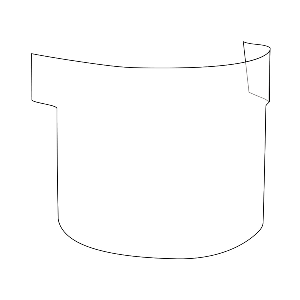 JSP Tear Off Polycarbonate Visor Cover for PowerCap® Infinity® / Jetstream® (PK10) - CAU180-000-000