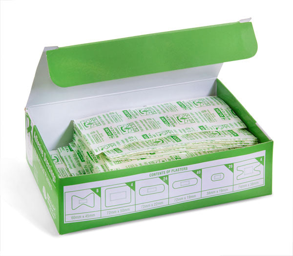 MEDICAL WATERPROOF PLASTERS ASSORTED (100)