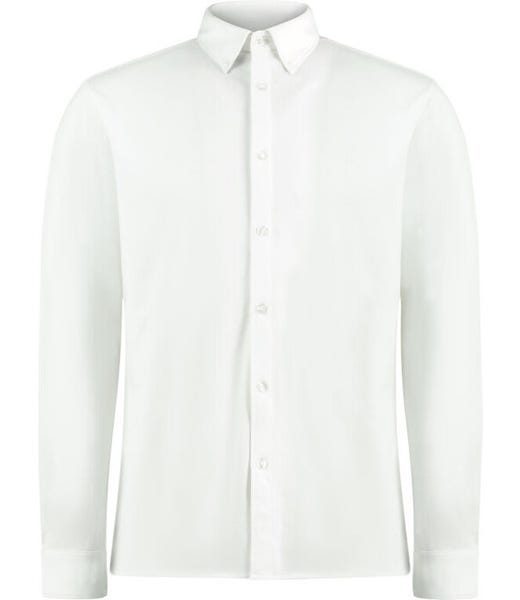 Kustom Kit Tailored Fit Superwash 60 Pique Shirt (Long Sleeve)