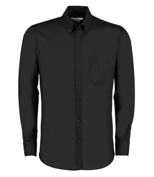 KK184 Slim fit workwear Oxford shirt long-sleeved (slim fit)