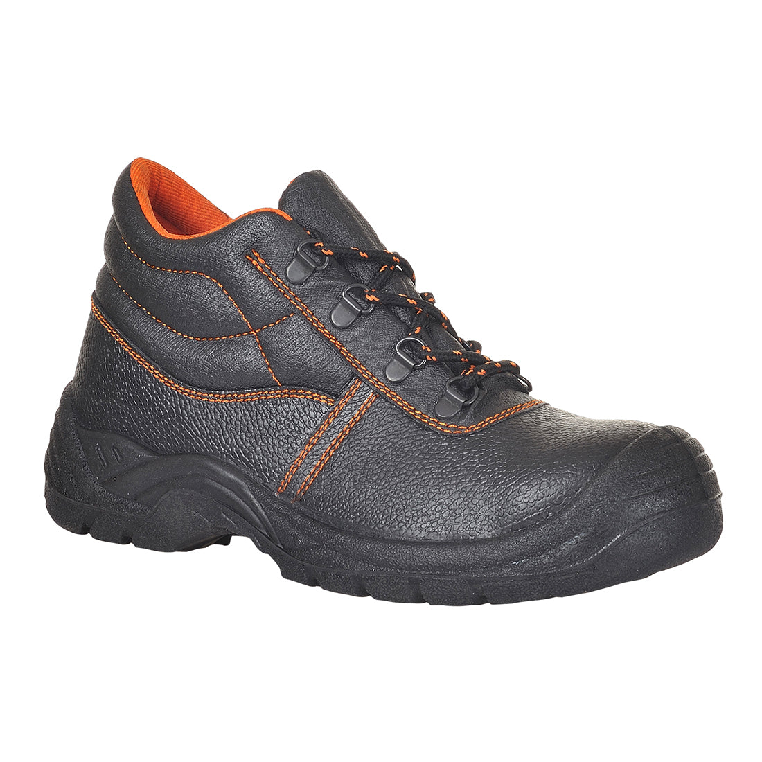 FW24 - Steel Action Leather Mid Boot S3 SRC Black