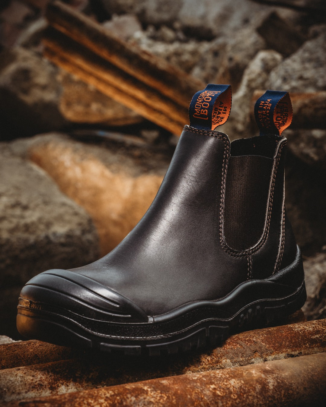 Mongrel 545030 Safety Dealer Boots Bump Cap