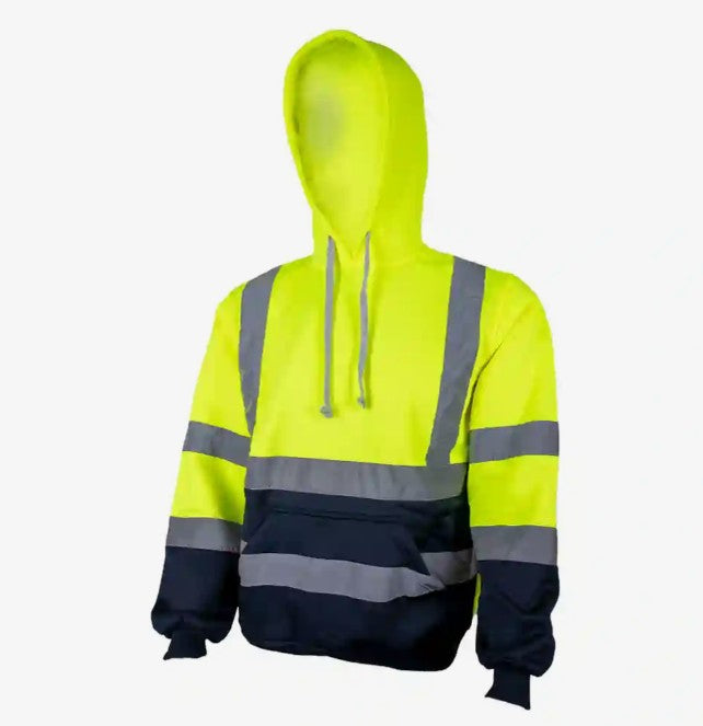 Sherman Yellow/Navy Hi Viz Hoody