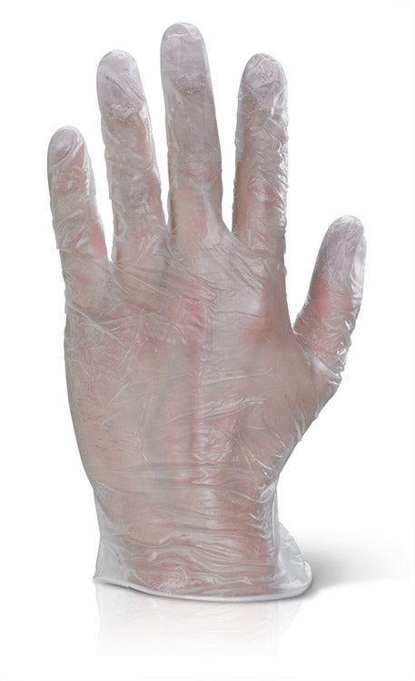 VINYL DISP PF GLOVES CLEAR (100)
