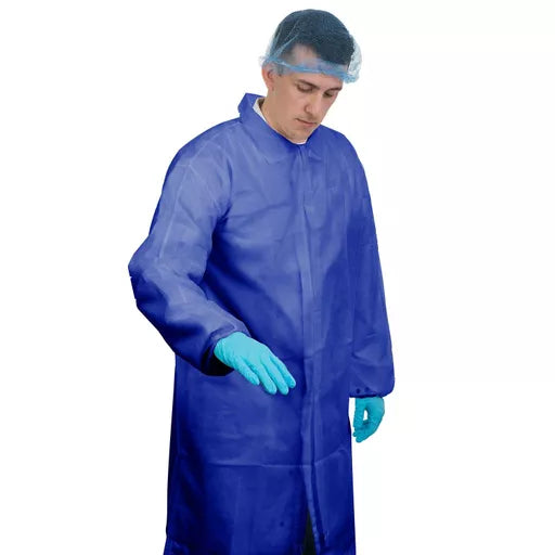 Supertouch Velcro Non-Woven Coats With Elasticated Cuffs (50)