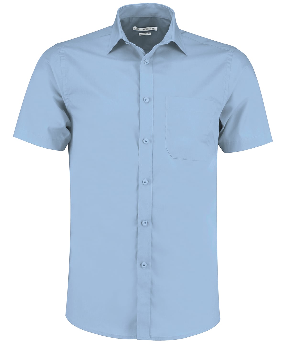 KK141 Poplin shirt short-sleeved (tailored fit)