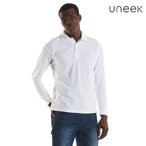 Uneek Longsleeve Polo Shirt - WorkStuff UK Limited
