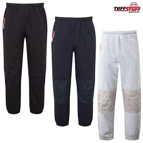 work tracksuit bottoms with knee pads