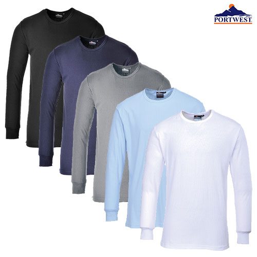 Thermal T-Shirt Long Sleeved (Portwest) - WorkStuff UK Limited