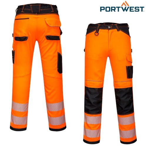 orange work trousers wickes